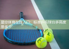 标准乒乓球台多高度是多少
