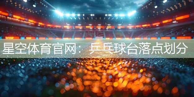 乒乓球台落点划分