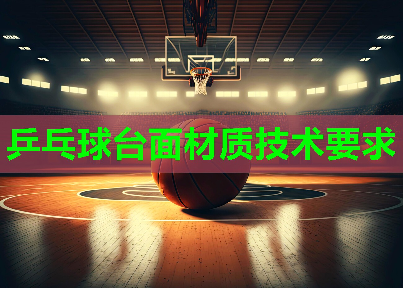 乒乓球台面材质技术要求