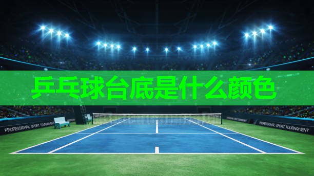 乒乓球台底是什么颜色