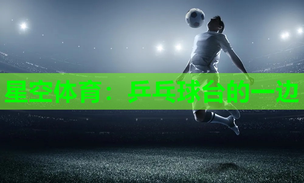 乒乓球台的一边